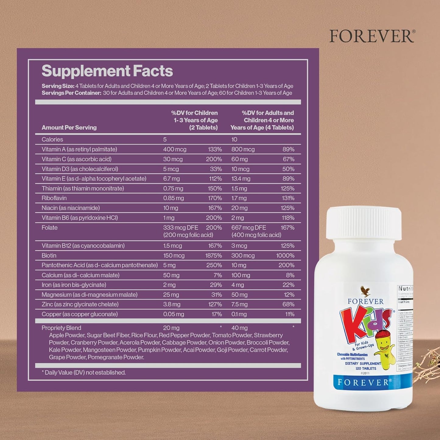 Forever Kids Multi Vitamins